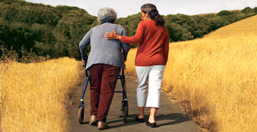 Woman helping woman walk on path-crc subchannel hero image
