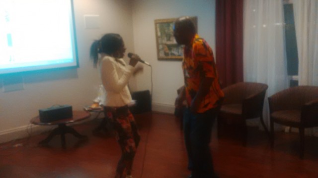 Jay Harmony Davis at CARP Mississauga Caribbean Night