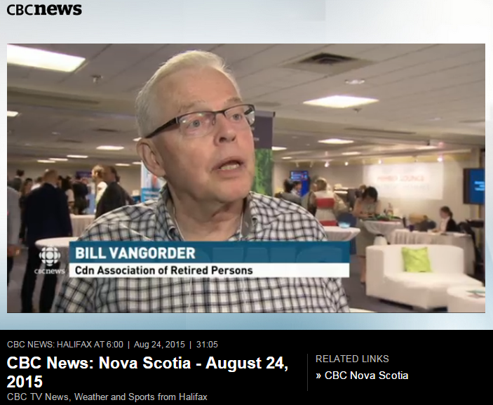 Bill VanGorder on CBC News speaking about CDN healthcare August 24, 2015