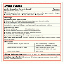 drug label