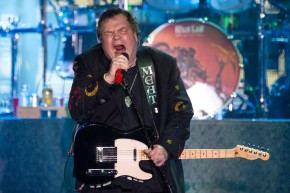 US singer Marvin Lee Aday, aka Meat Loaf, performs on stage in Zwolle, on May 11, 2013. The concert is part of his final tour 'Last At Bat Farewell Tour'. AFP PHOTO/ANP FERDY DAMMAN netherlands out (Photo credit should read Ferdy Damman/AFP/Getty Images)